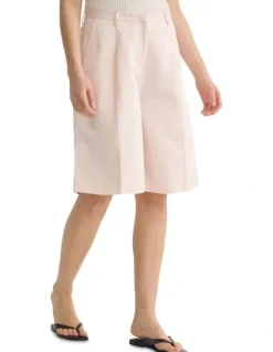 Oxford Peggy Bermuda Shorts in Pink