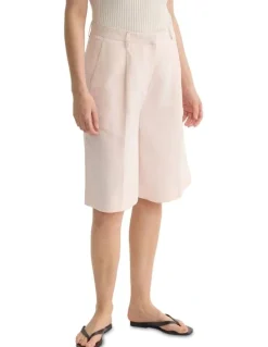 Oxford Peggy Bermuda Shorts in Pink