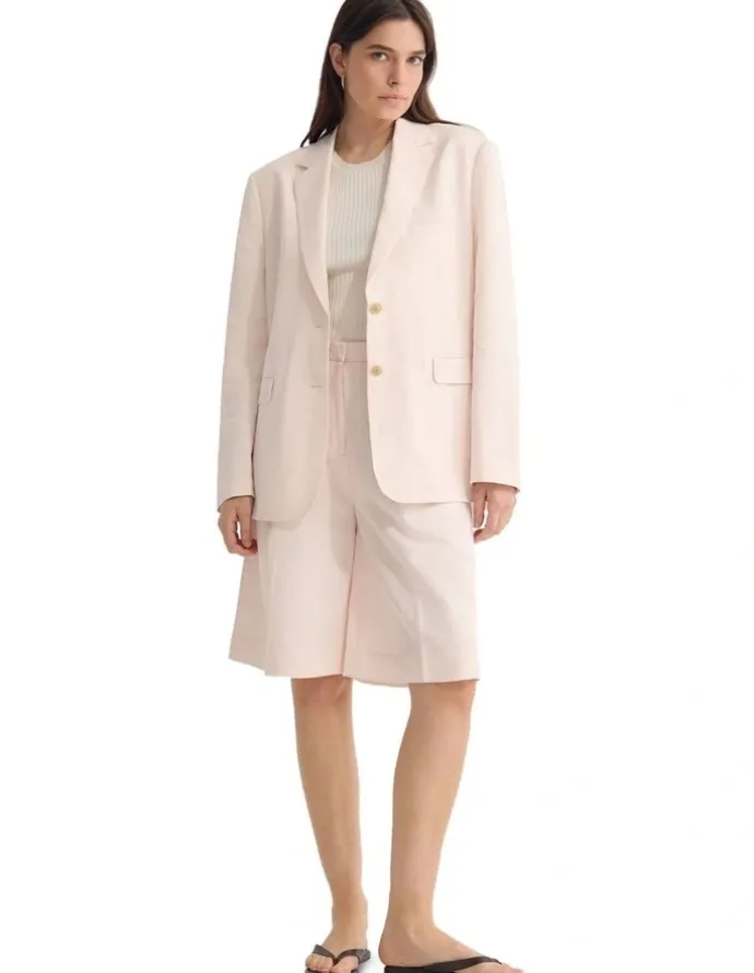Oxford Peggy Bermuda Shorts in Pink