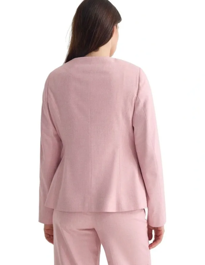 Oxford Petra Pocket Detail Suit Jacket in Pink