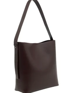 Oxford Veda Large Hobo Bag in Burgundy