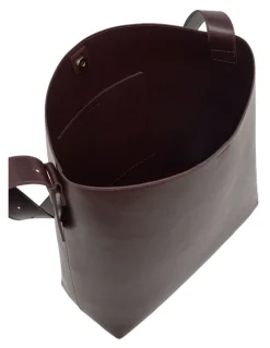 Oxford Veda Large Hobo Bag in Burgundy
