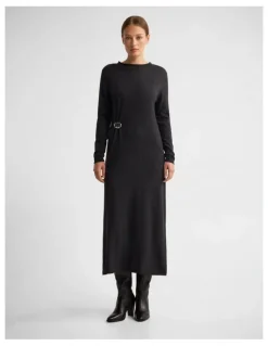 Oxford Adelaide Knitted Dress With Brooch