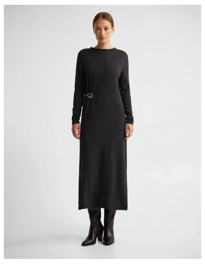 Oxford Adelaide Knitted Dress With Brooch