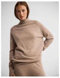 Oxford Arabella Wool Blend Knit in Fawn