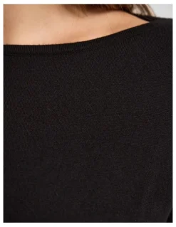 Oxford Greta Knitted Balloon Sleeve Dress