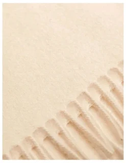 Ozwear Ugg 100% Wool Scarf in Light Camel