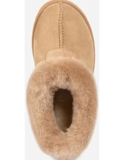 Ozwear Ugg Ankle Platform Boots in Bronze