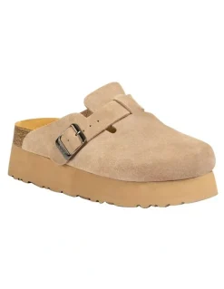 Ozwear Ugg Aussie Platform Soft Footbed in Taupe