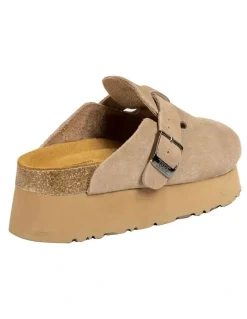 Ozwear Ugg Aussie Platform Soft Footbed in Taupe