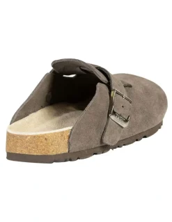 Ozwear Ugg Aussie Soft Footbed Unisex Slipper in Grey