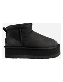 Ozwear Ugg Classic Platform Ultra Mini Boots in Black