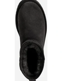 Ozwear Ugg Classic Platform Ultra Mini Boots in Black