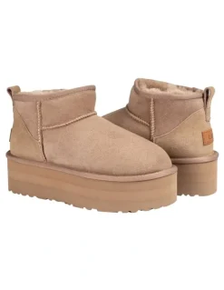 Ozwear Ugg Classic Platform Ultra Mini Boots 5cm in Brown