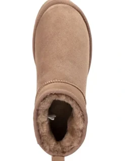 Ozwear Ugg Classic Platform Ultra Mini Boots 5cm in Brown