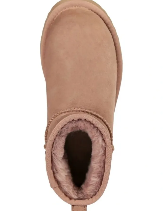 Ozwear Ugg Classic Platform Ultra Mini Boots in Brown