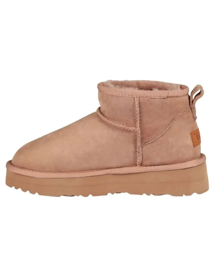 Ozwear Ugg Classic Platform Ultra Mini Boots in Brown
