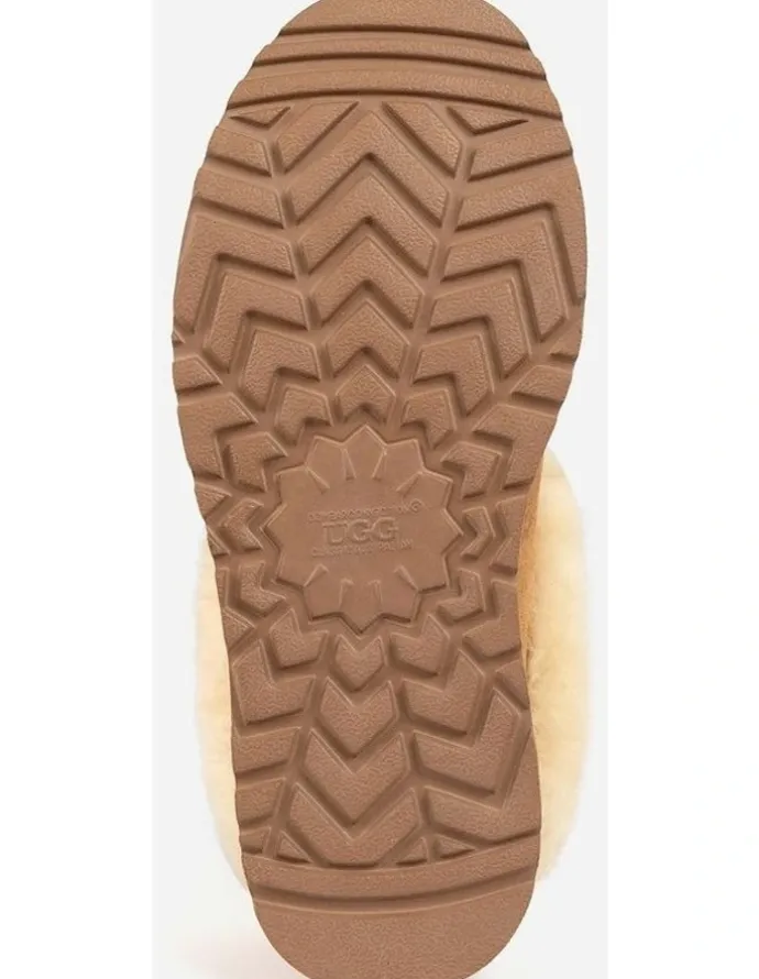 Ozwear Ugg Daniela Ankle Platform Boots in Chestnut