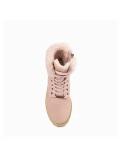 Ozwear Ugg Liliana Shearling Zip Boots in Dustypink