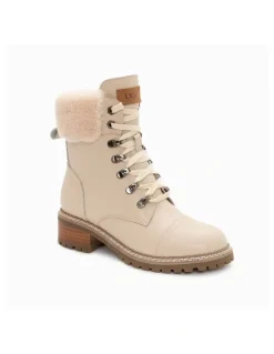 Ozwear Ugg Lyric Ankle Zip Boots in Beige
