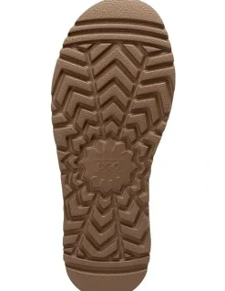 Ozwear Ugg Mary Jane Emb Logo Platform in Brown