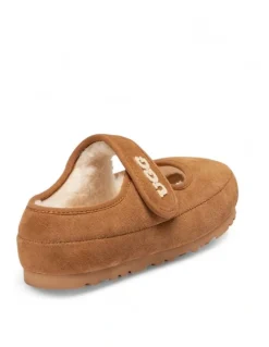 Ozwear Ugg Mary Jane Emb Logo Shoes in Chestnut