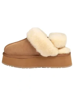 Ozwear Ugg Platform Slipper 4.5cm in Chestnut