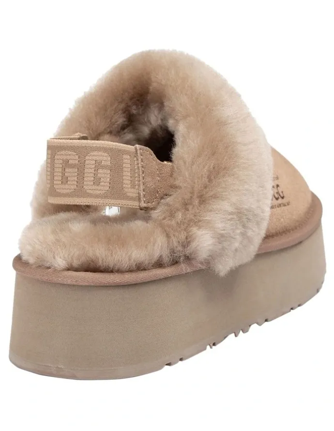 Ozwear Ugg Platform Slipper 4.5cm in Brown