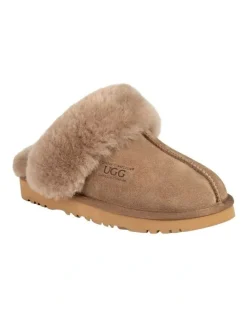Ozwear Ugg Premium Australia Sheepskin Unisex Scuffete in Brown