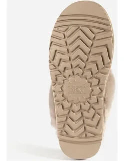 Ozwear Ugg Slippers Premium Australia Sheepskin Unisex Scuffete Suede in Dove