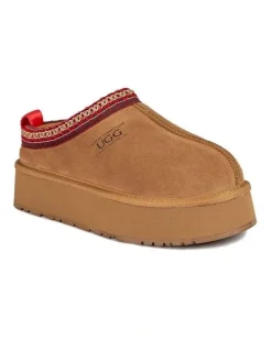 Ozwear Ugg Sydney Premium Platform Slipper (Water Resistant) in Chestnut