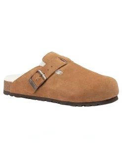 Ozwear Ugg Ugg Aussie Shearling Soft Footbed Sandals in Tan