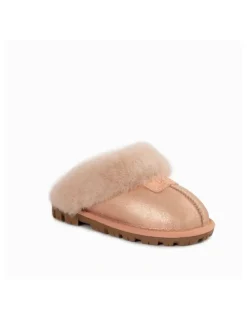 Ozwear Ugg Ugg Coquette Metallic Slipper in Bronze