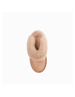 Ozwear Ugg Ugg Coquette Metallic Slipper in Bronze