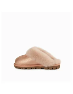 Ozwear Ugg Ugg Coquette Metallic Slipper in Bronze