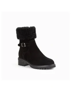 Ozwear Ugg Ugg Violet Ankle Zip Boots in Black