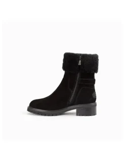 Ozwear Ugg Ugg Violet Ankle Zip Boots in Black