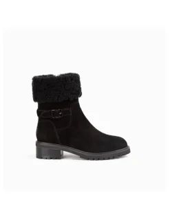 Ozwear Ugg Ugg Violet Ankle Zip Boots in Black