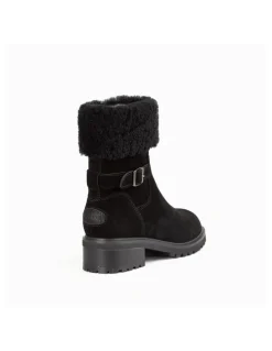 Ozwear Ugg Ugg Violet Ankle Zip Boots in Black