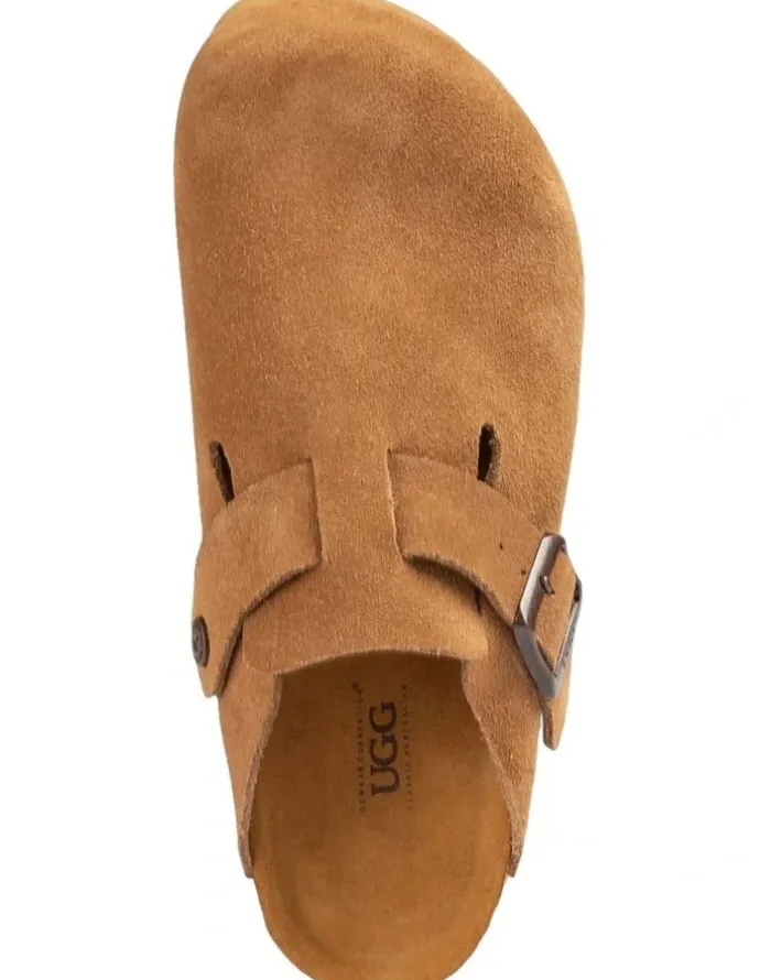 Ozwear Ugg Ugg Women Aussie Platform Soft Footbed Sandals in Tan