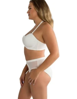 Parfait Elise Multiway Seamless Strapless Bra in Pearl White