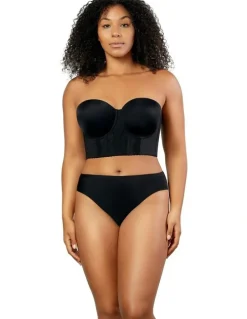 Parfait Elissa Seamless Padded Longline Strapless Bra in Black