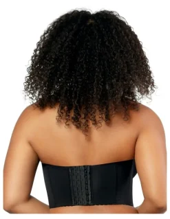 Parfait Elissa Seamless Padded Longline Strapless Bra in Black