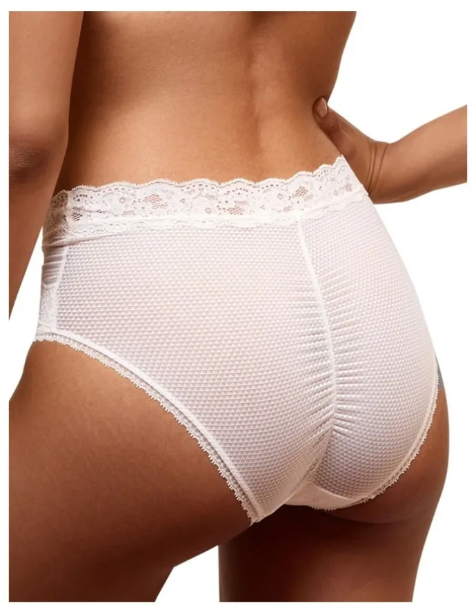 Passionata Brooklyn Mid-Rise Lace Trim Brief