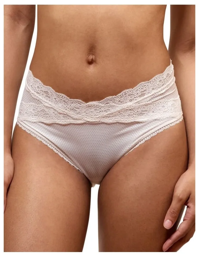 Passionata Brooklyn Mid-Rise Lace Trim Brief