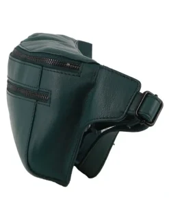 PIERRE CARDIN Leather 3-Way Sling Bag in Zirkon
