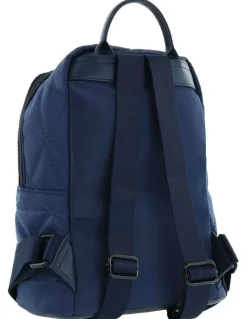 PIERRE CARDIN Nylon Geometric Backpack in Navy