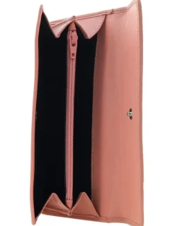 PIERRE CARDIN Pierre Cardin Genuine Leather Bi-Fold Wallet in Pink
