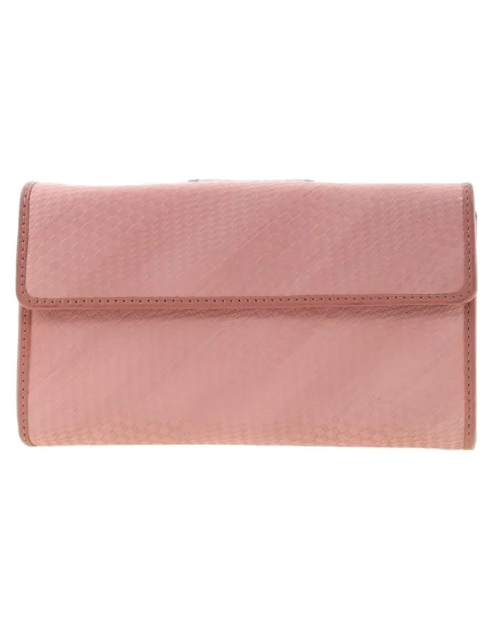 PIERRE CARDIN Pierre Cardin Genuine Leather Bi-Fold Wallet in Pink