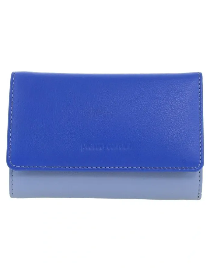PIERRE CARDIN Pierre Cardin Genuine Leather Multicolour Tri-Fold Wallet in Lilac